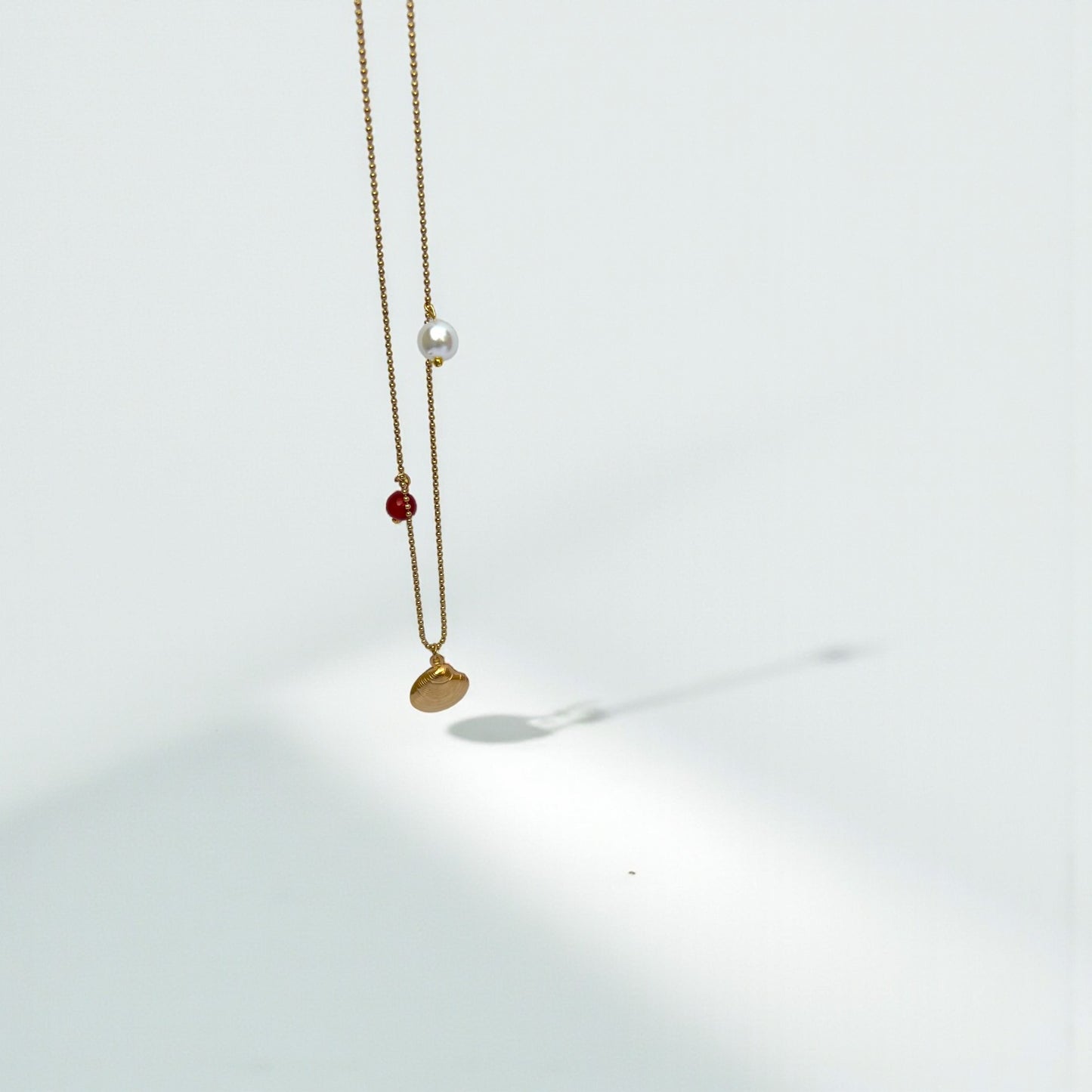 Goa Beach-Inspired Seashell Pendant Necklace