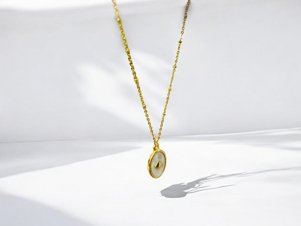 white & pastels anti tarnish chain