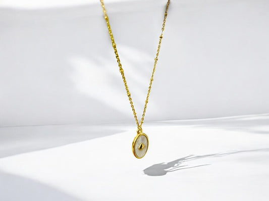 white & pastels anti tarnish chain