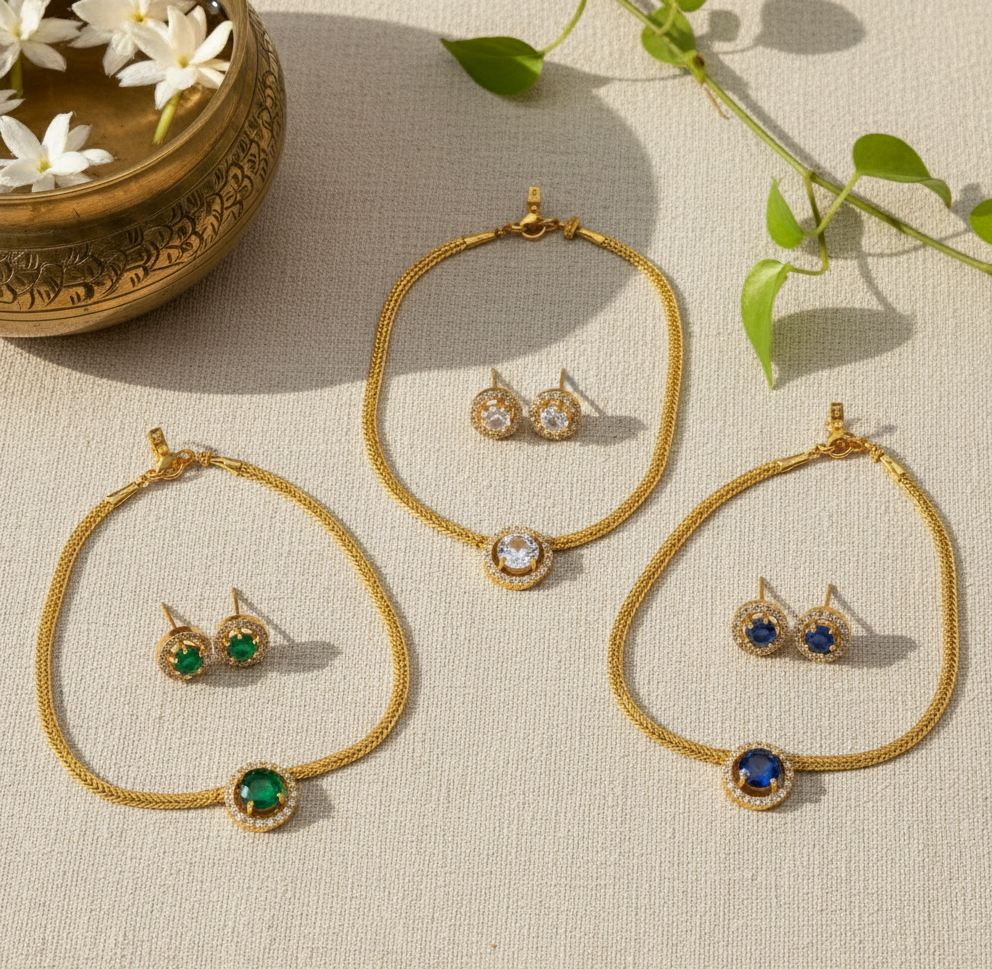 Chandraghanta - Aurora 5-in-1 Necklace & Earring Set
