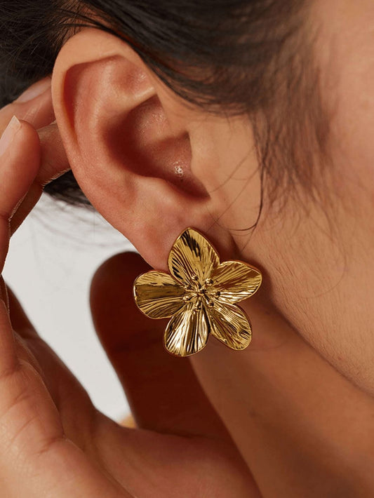 Tropical Vibes: Hypoallergenic Flower Earrings