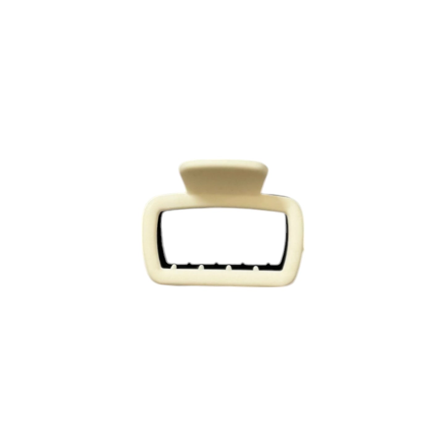 Pastel Dream Claw Clip - Two tone ( Soft white and Brown)