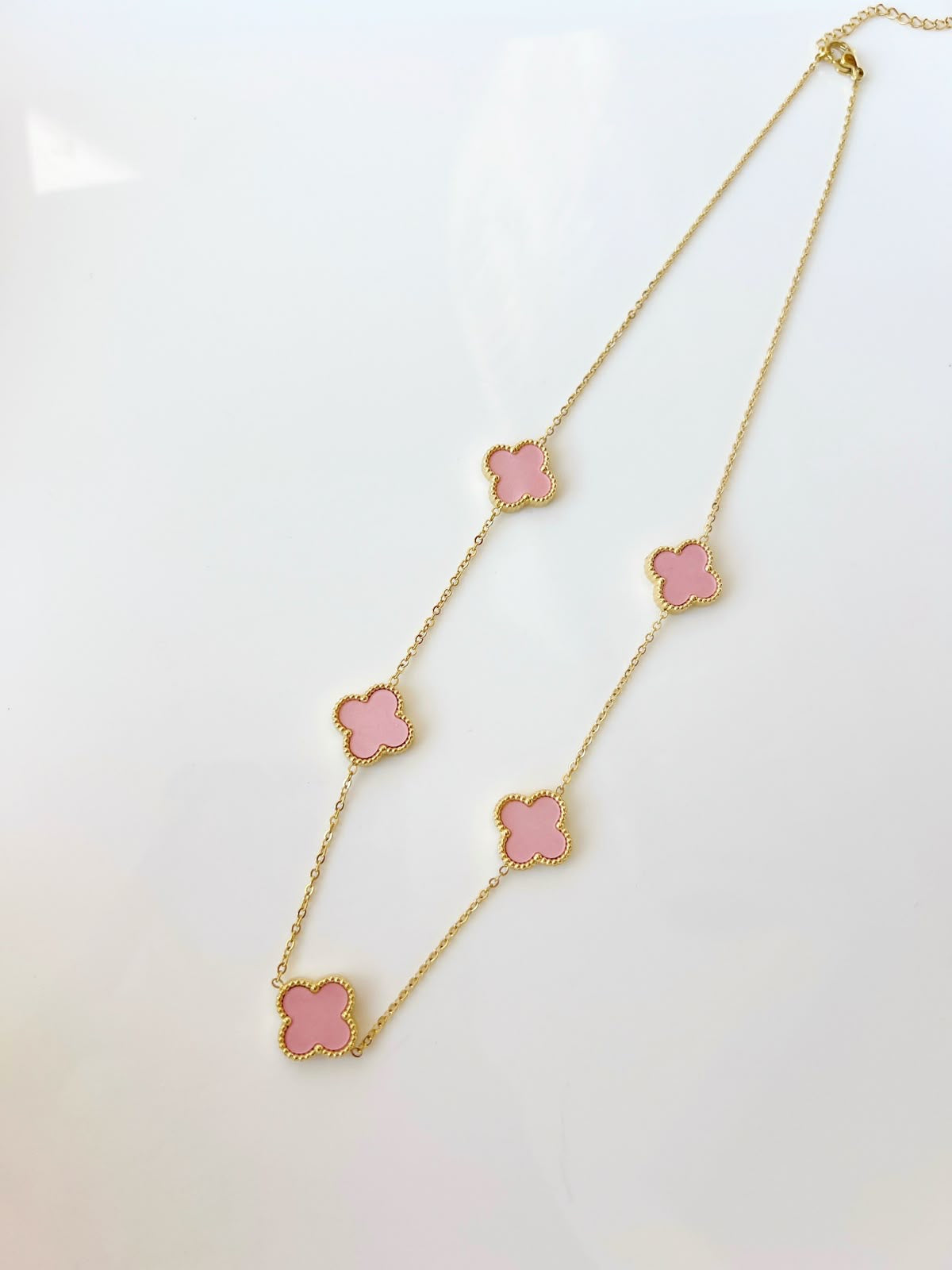 Pink Clover Luxe Necklace