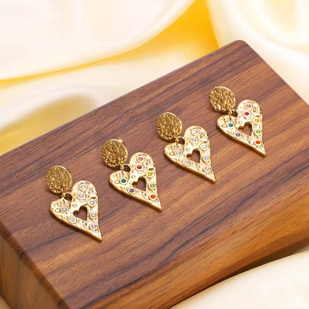White & Pastels Vogue Heart Drops
