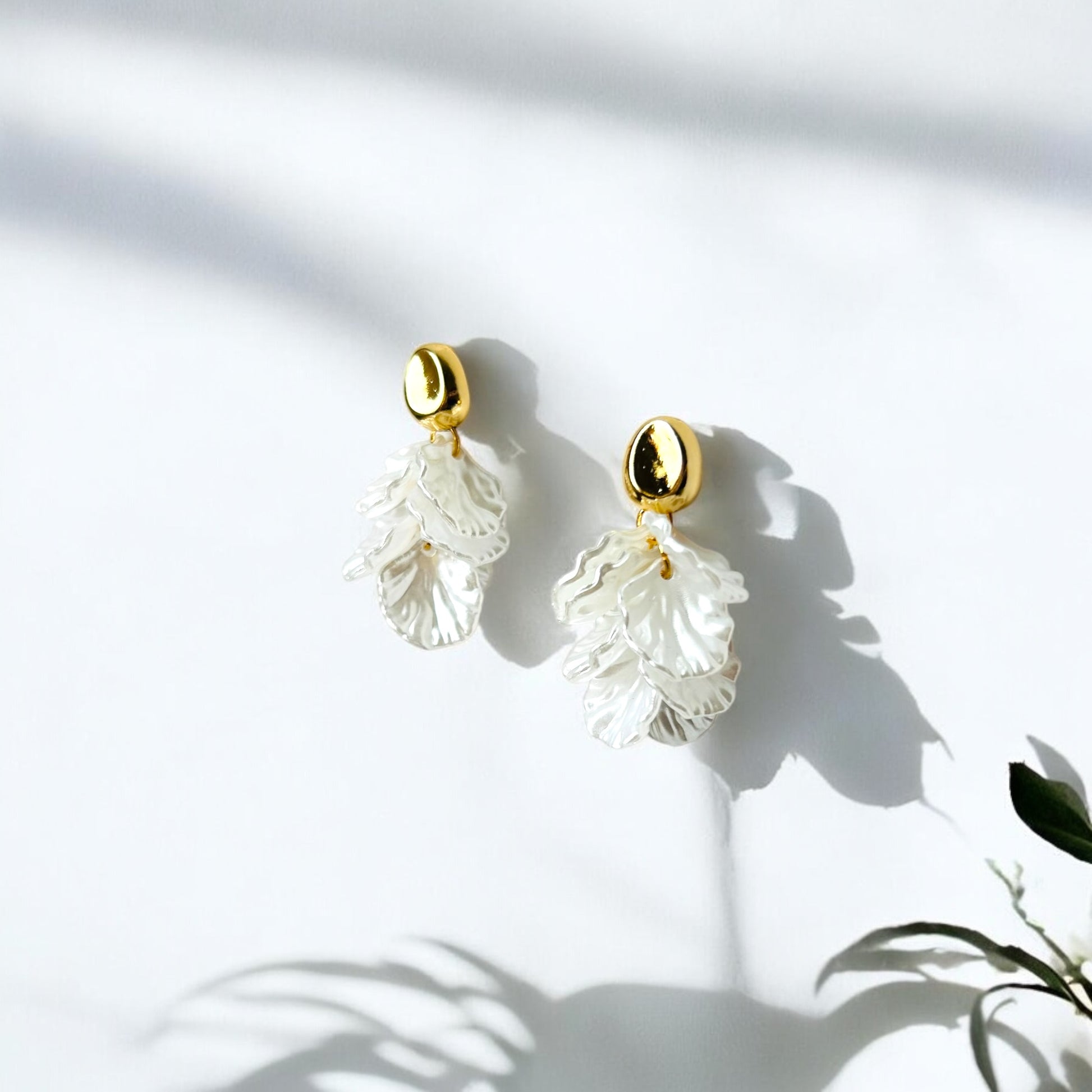 white & pastels womens trendy earring