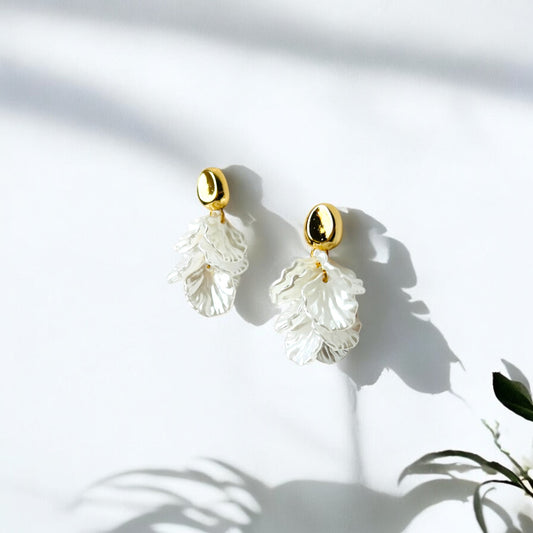 white & pastels womens trendy earring