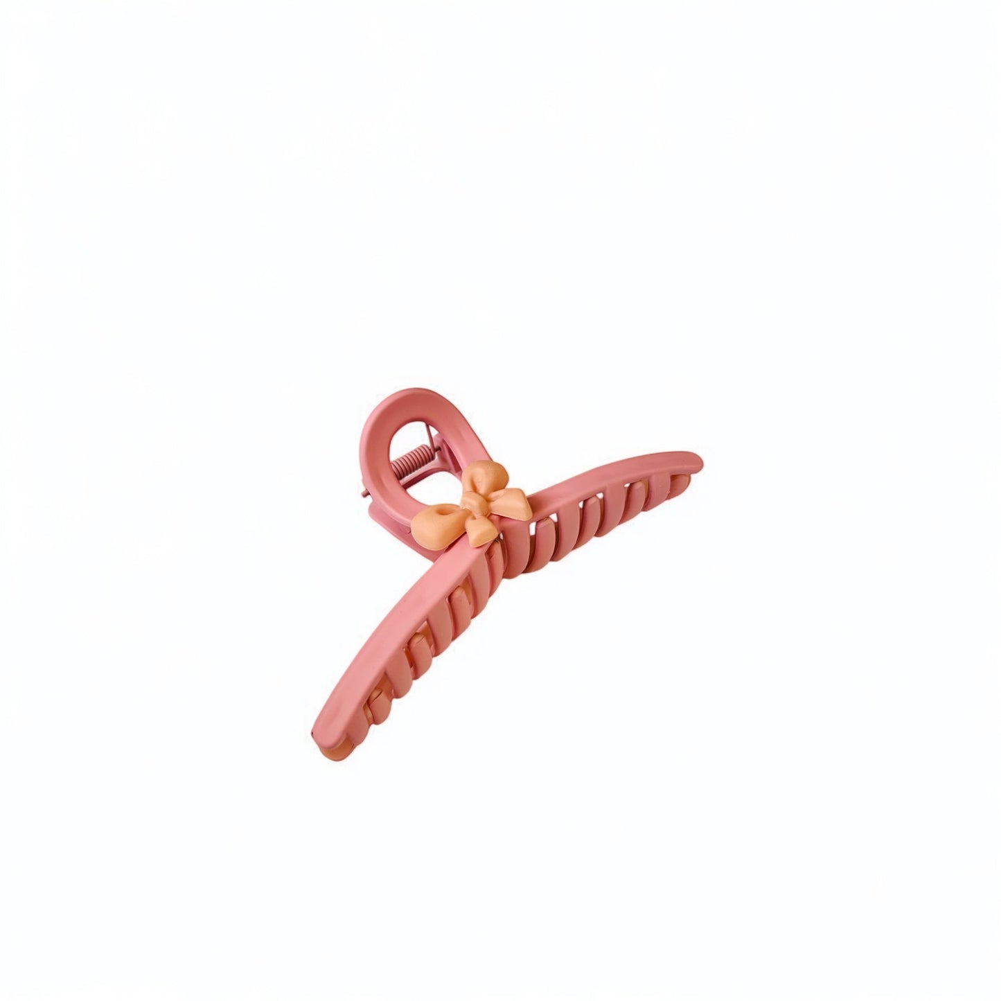 Pastel Bow Charm Claw Clips