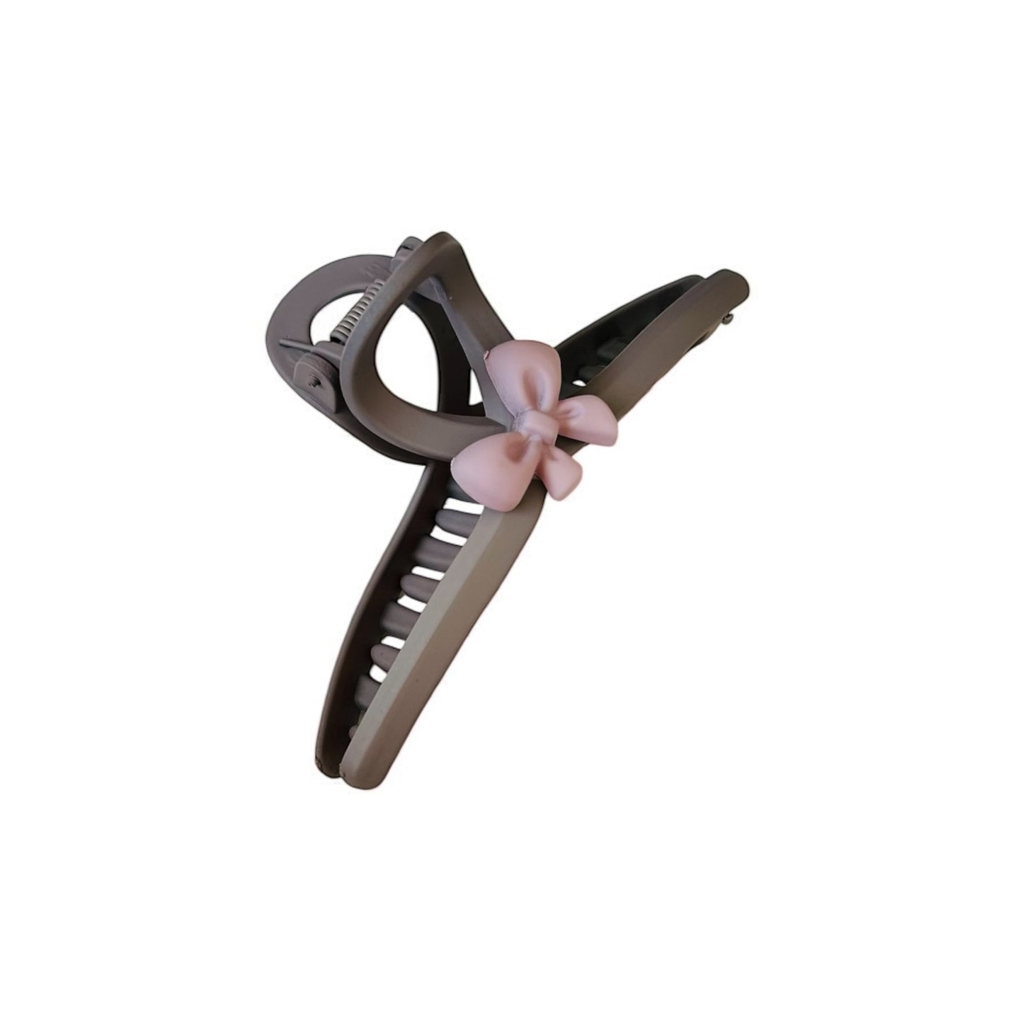 Pastel Bow Charm Claw Clips