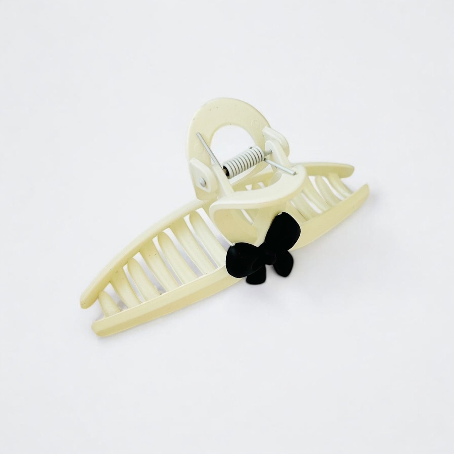 Pastel Bow Charm Claw Clips