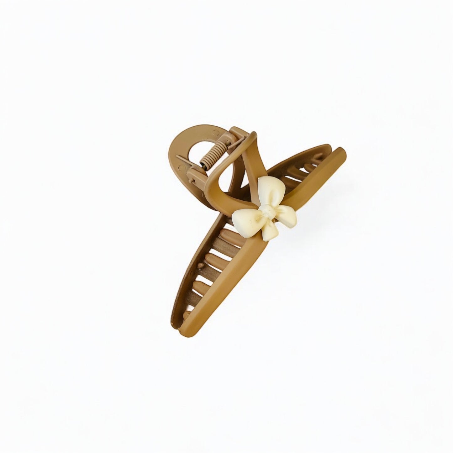 Pastel Bow Charm Claw Clips
