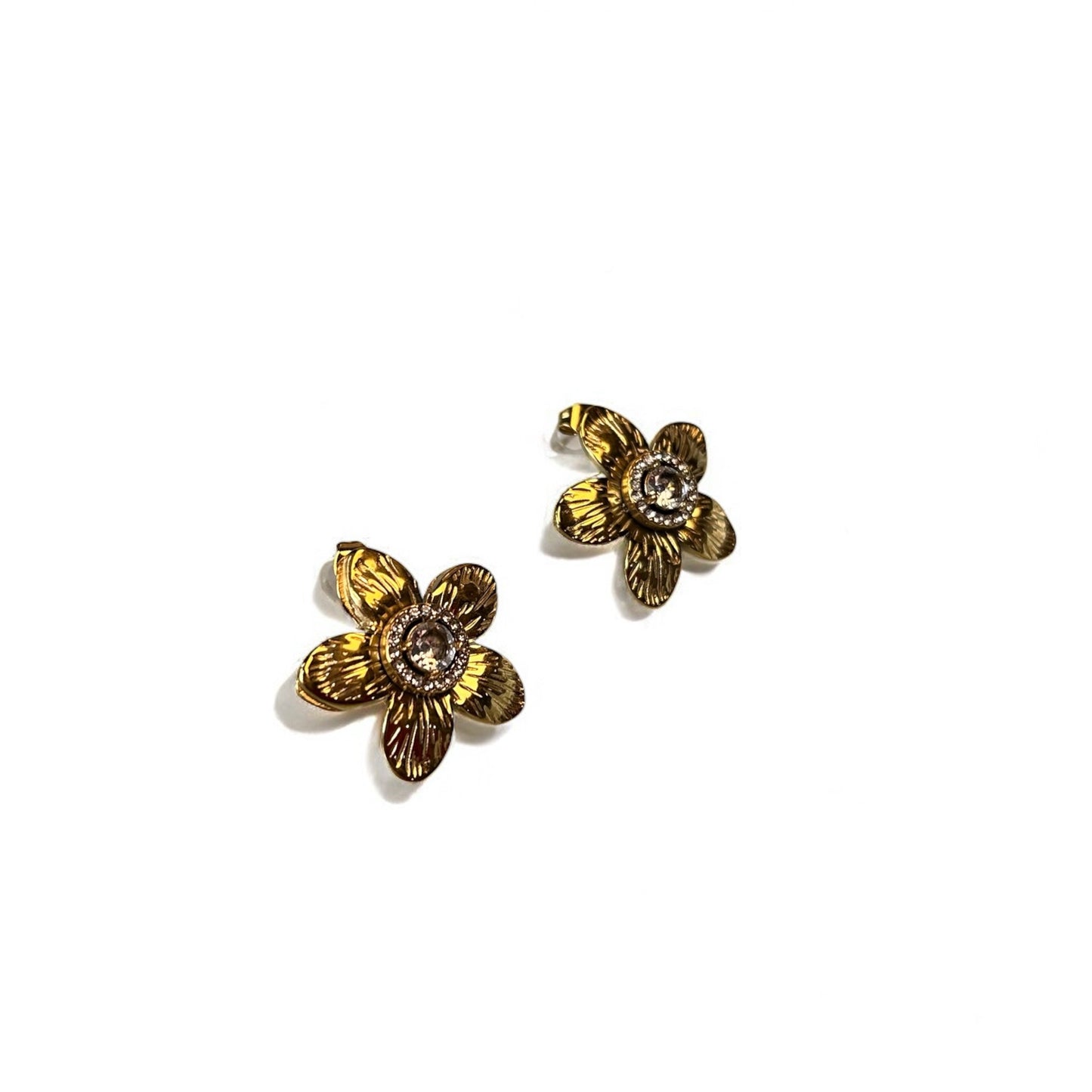 18 kt Gold Plated Celestial Bloom Studs