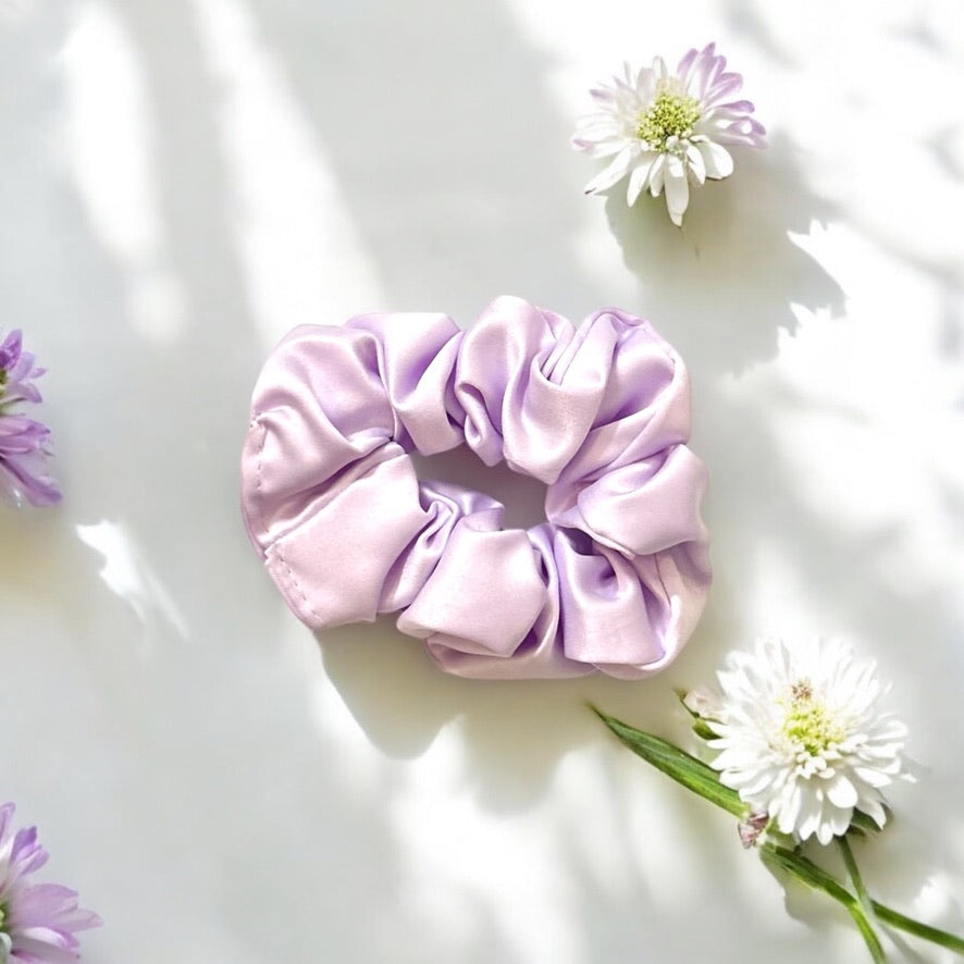 white & pastels affordable scrunchies