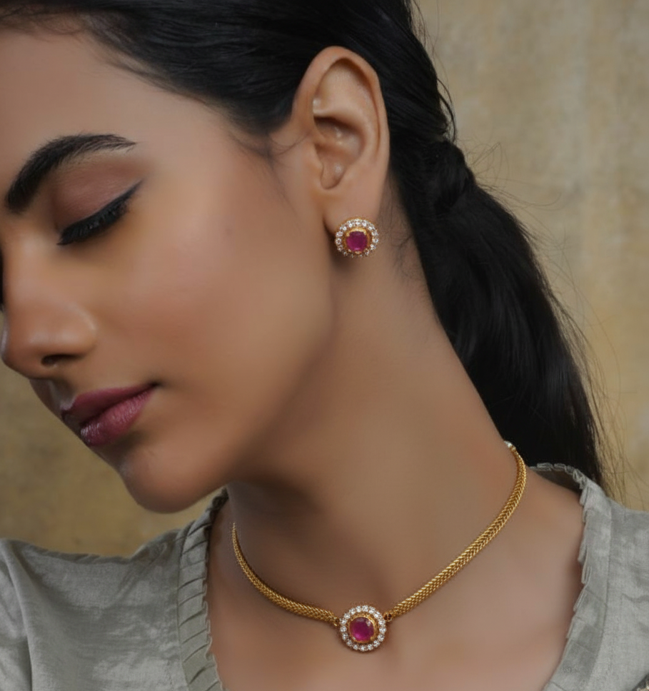 Chandraghanta - Aurora 5-in-1 Necklace &amp; Earring Set