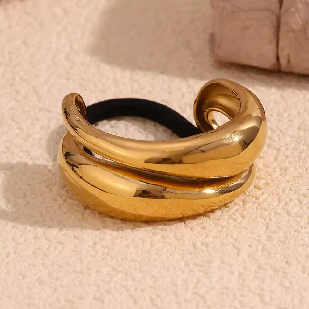 The Golden Cuff Hair Tie