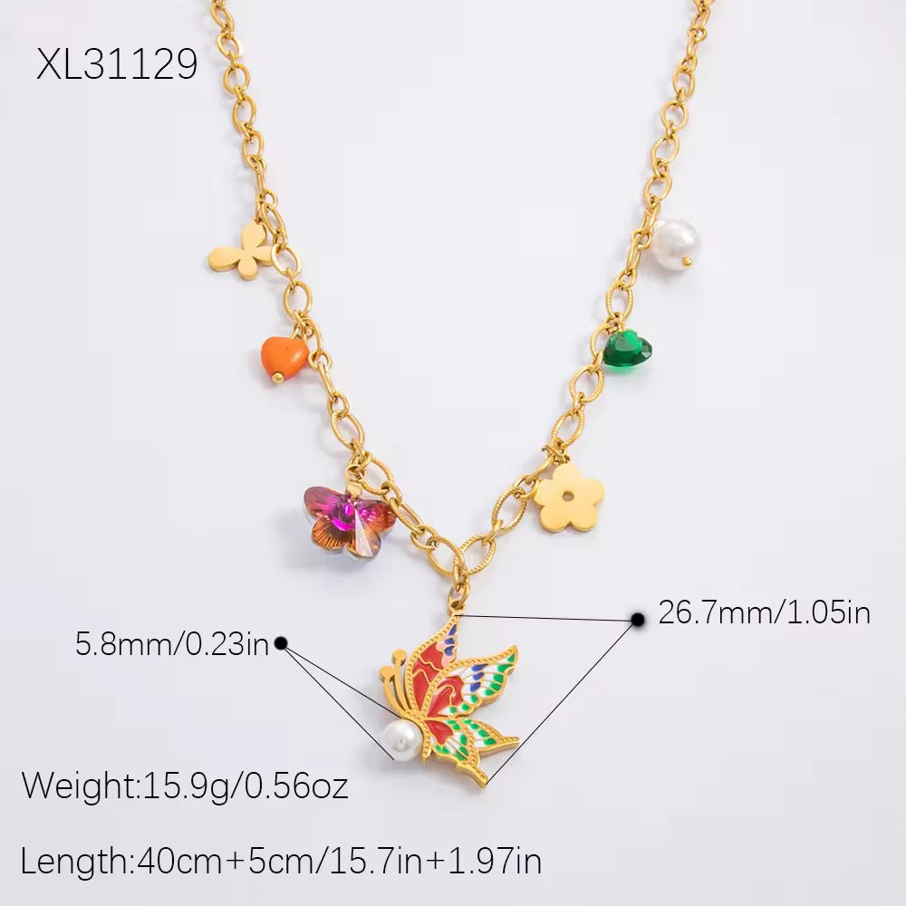 Beachside Butterfly Charms