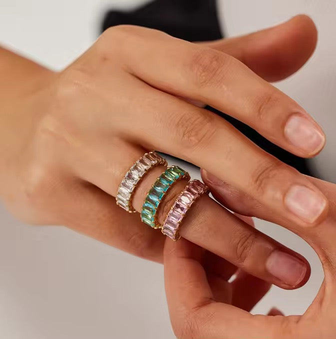 Moonlight Flash Birthstone Ring - September