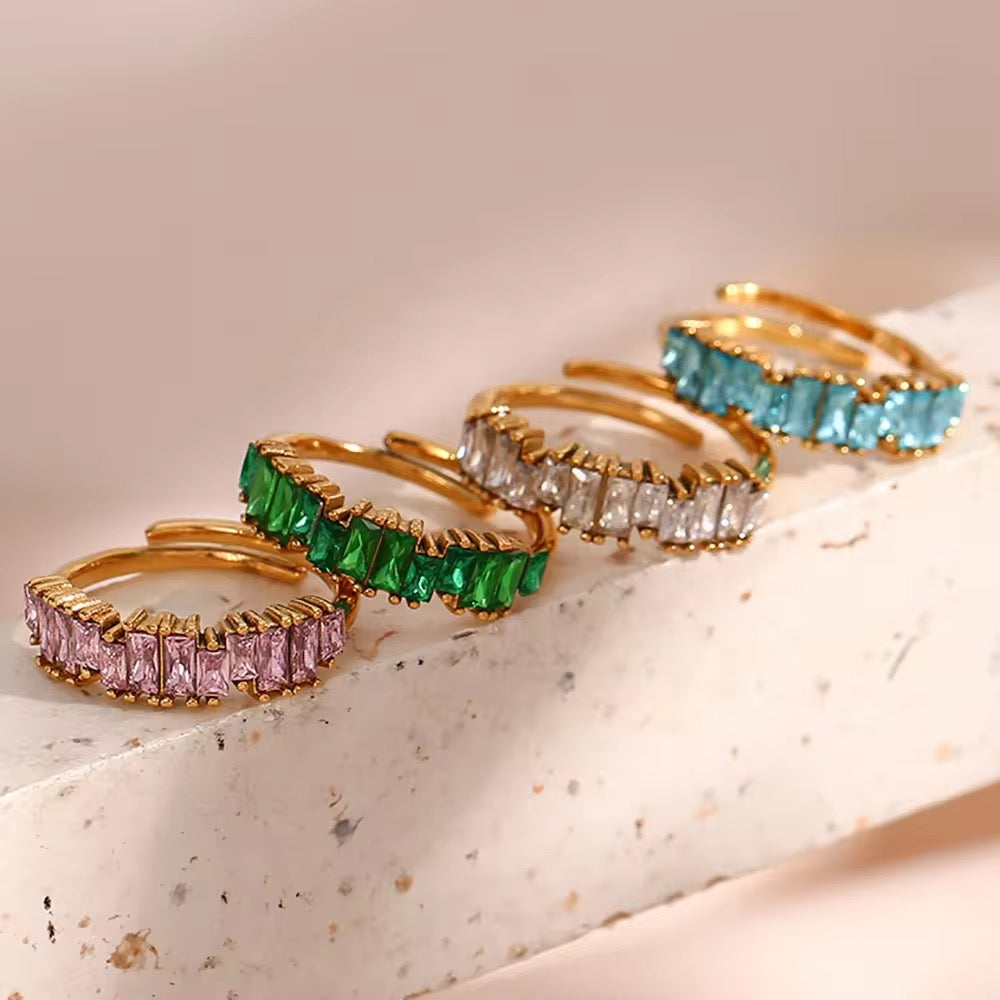 Rosé Aura Birthstone Ring - October