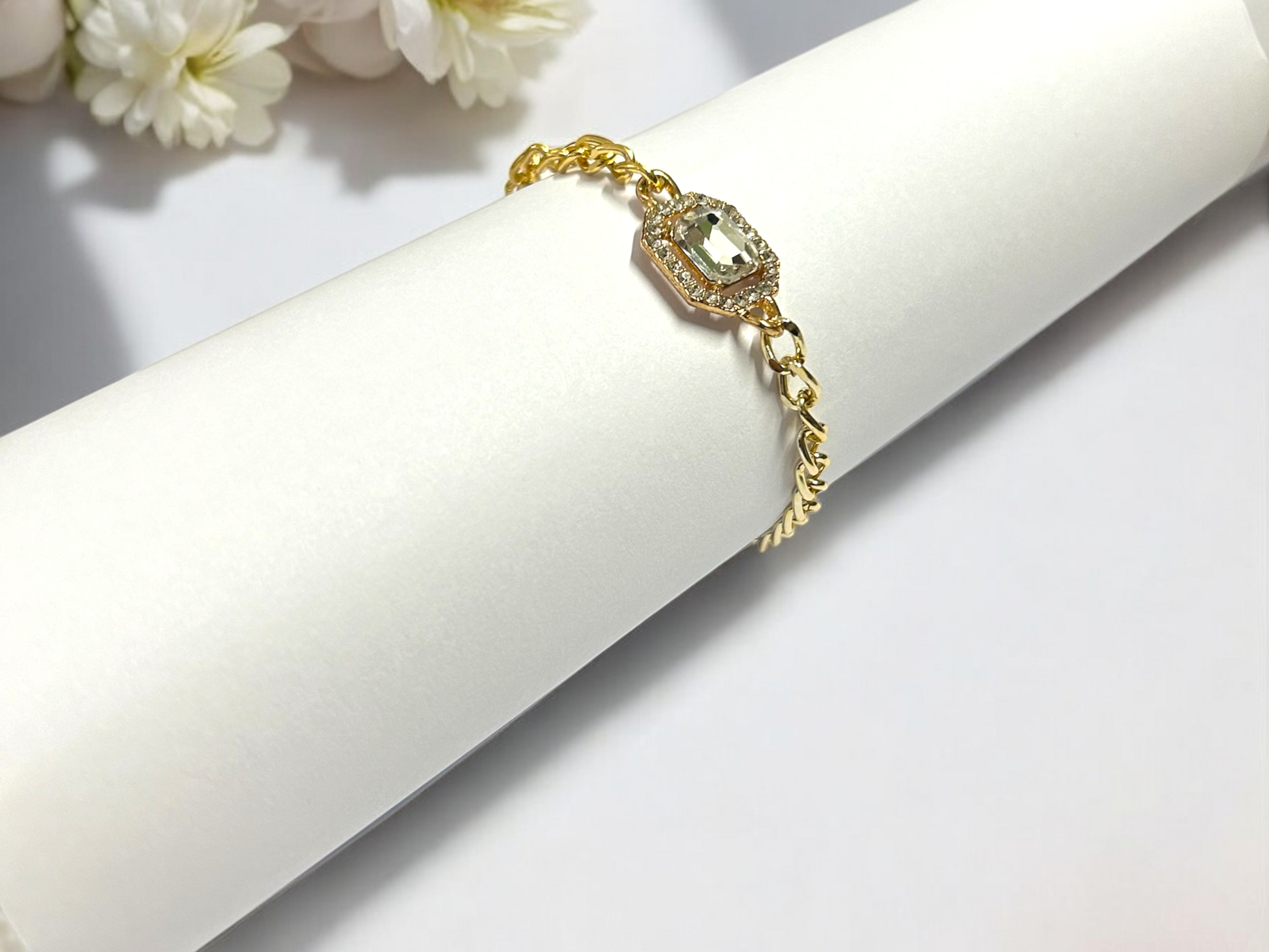 white & pastels anti tarnish affordable bracelet