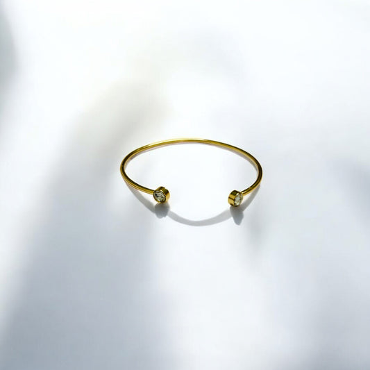 Minimalist Gold Open Cuff Bracelet | Elegant and Timeless Jewelry for All Occasions