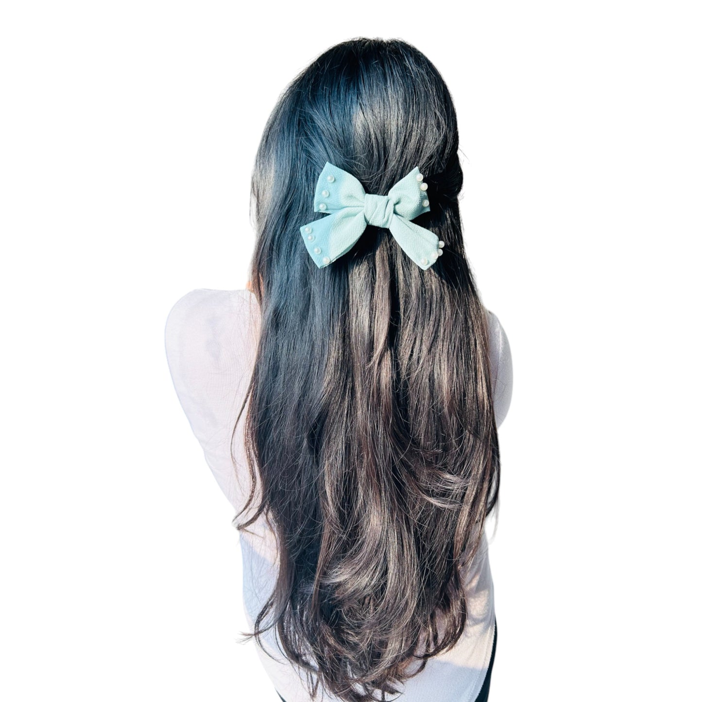 Pastel Green Hair Bow