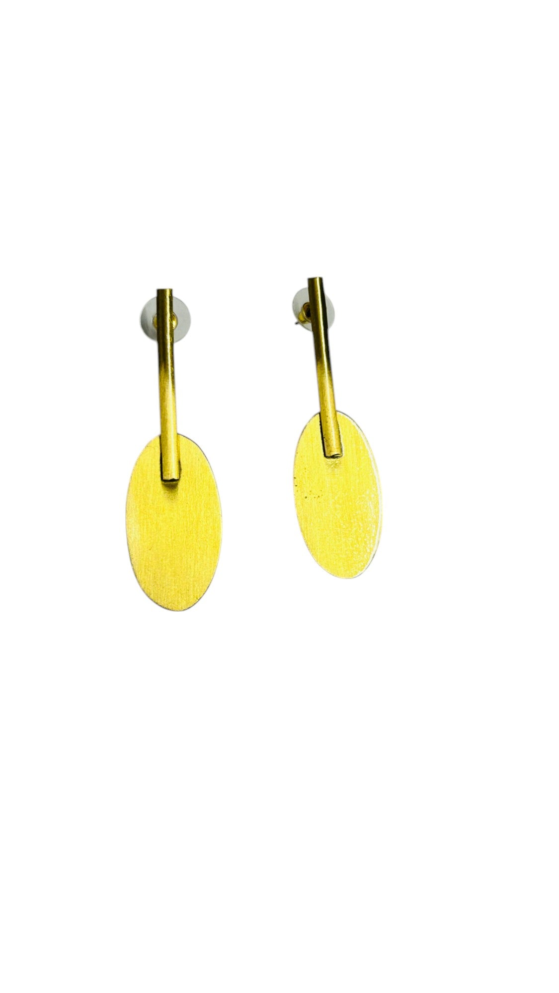 Geometric Brass Earrings