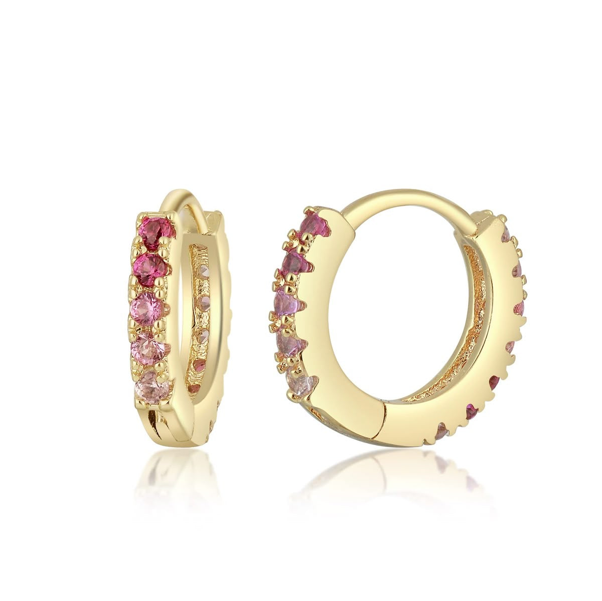 The Indian Rose Hoops - The Roja – Inspired by Bvlgari
