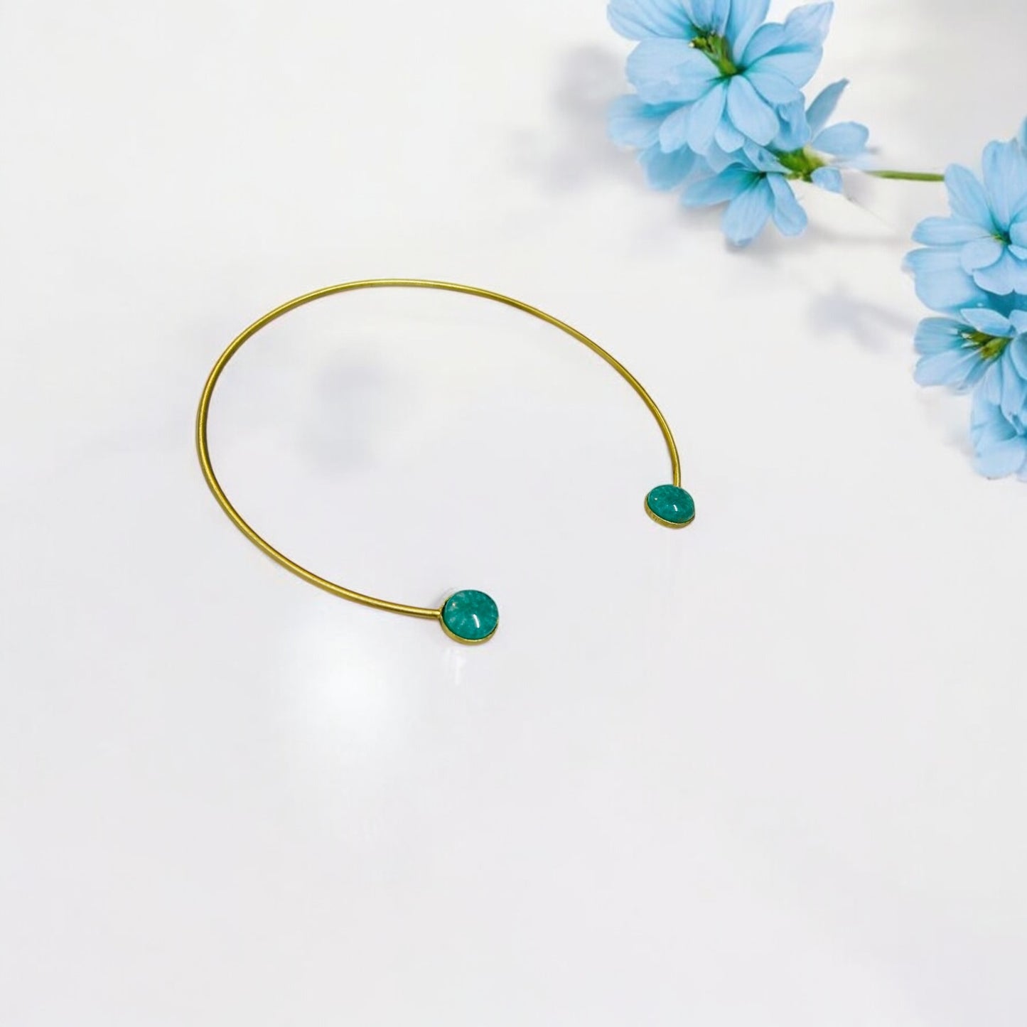 white & pastels anti tarnish affordable choker necklace