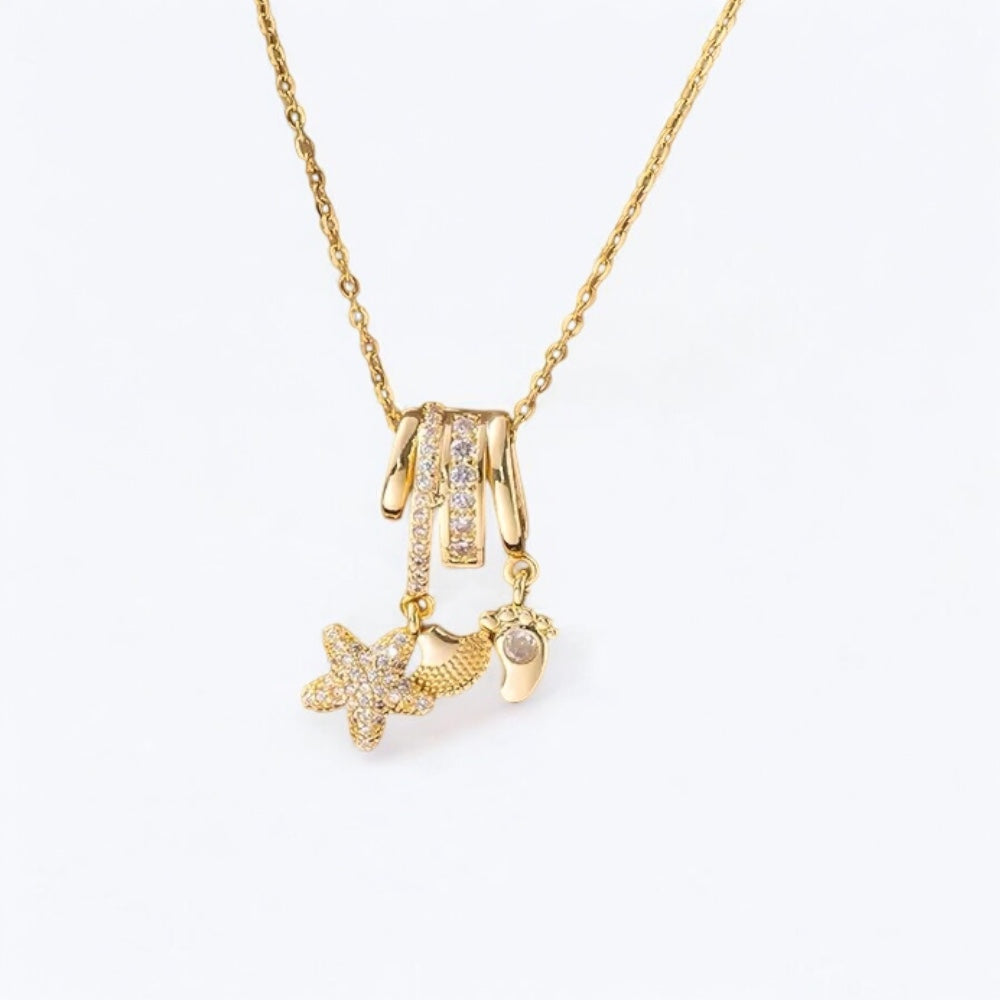 Footprint Charm Necklace – A Mom's Everyday Favorite